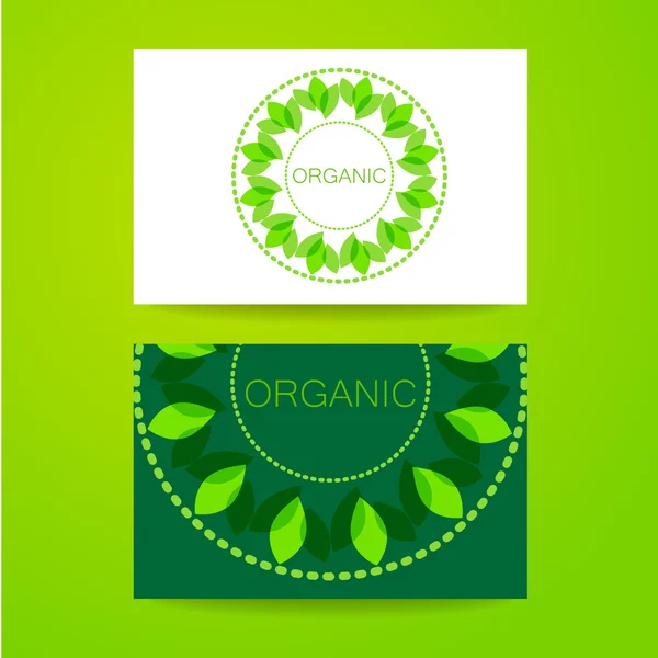 Organic logo — Stock Vector