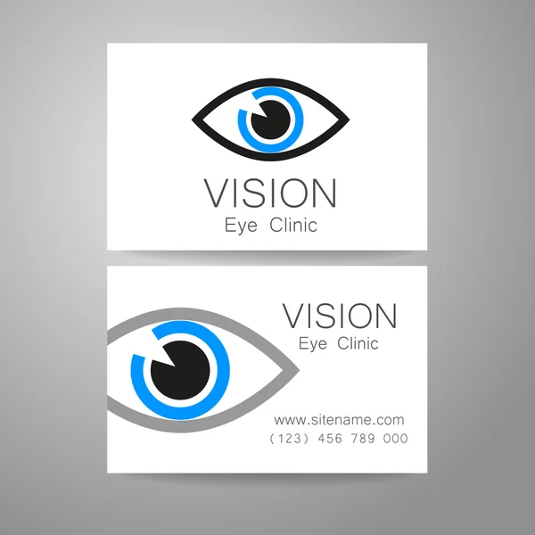 Clínica de visión ocular — Vector de stock