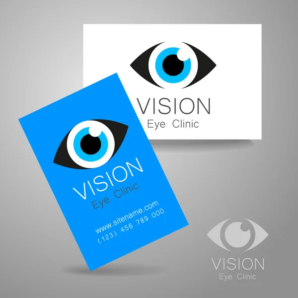 Vision eye  clinic — Stock Vector