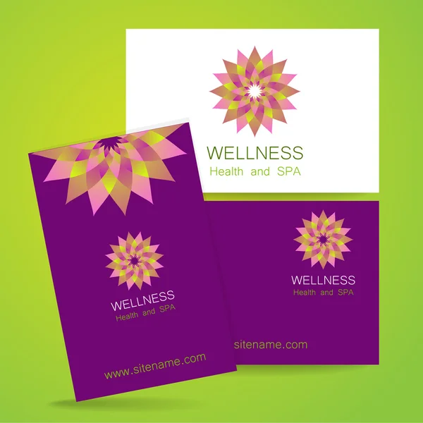 Wellness-Logo — Stockvektor