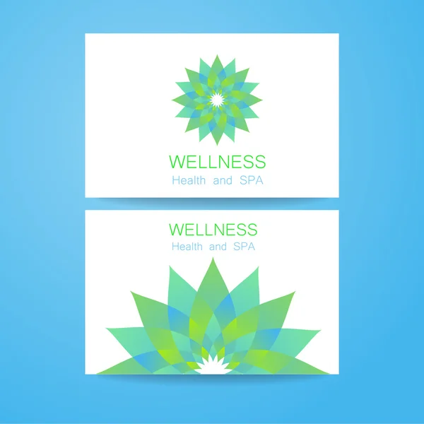 Logo wellness — Vector de stock