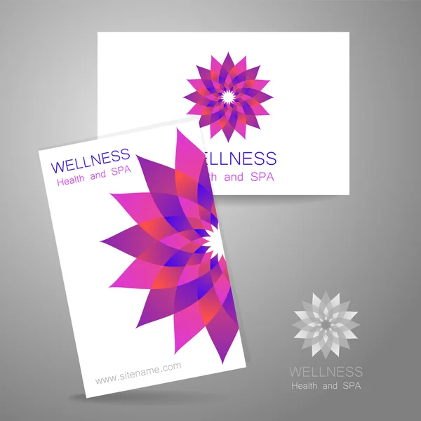 Wellness logotyp — Stock vektor