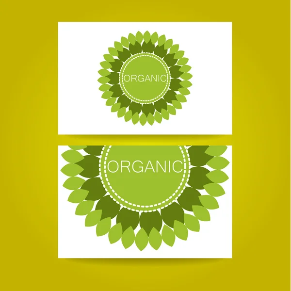 Logo biologique — Image vectorielle