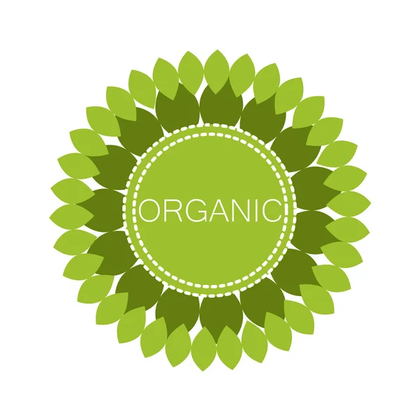 Organik logosu — Stok Vektör