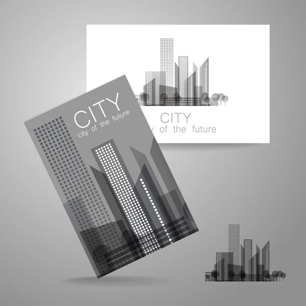 Logo eco city — Image vectorielle