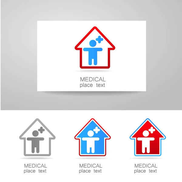 Ensemble de logo médical — Image vectorielle