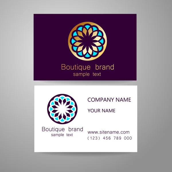 Logo boutique brand — Vector de stock