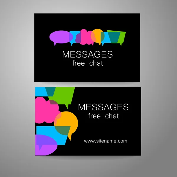 Messages logo — Stock Vector