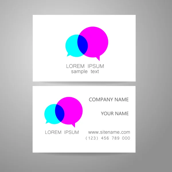 Iletişim iletişim konuşma balonu logosu — Stok Vektör