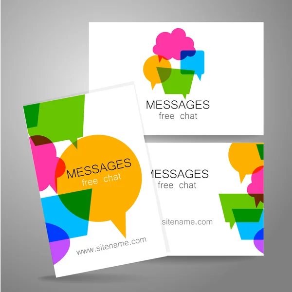 Messages logo — Stock Vector