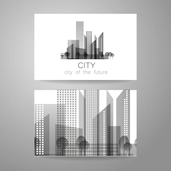エコ ・ シティのロゴ — ストックベクタ