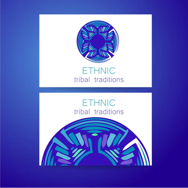 Logo tradisi etnis - Stok Vektor