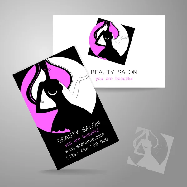 Beauty salon logo — Stock Vector