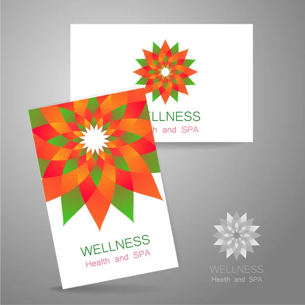 Wellness logo Stock Ilustrace