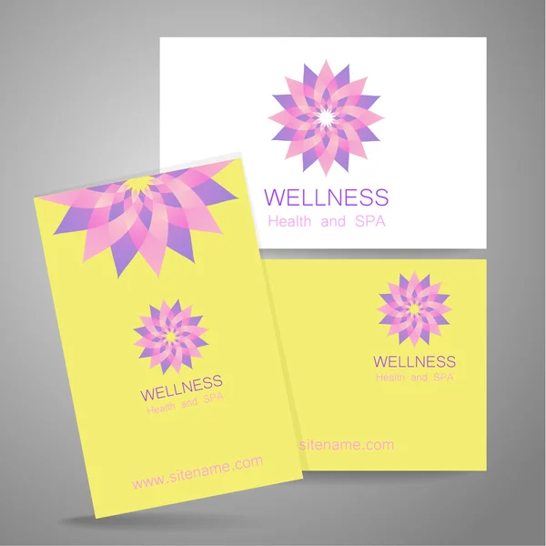 Wellness logo Royalty Free Stock Ilustrace