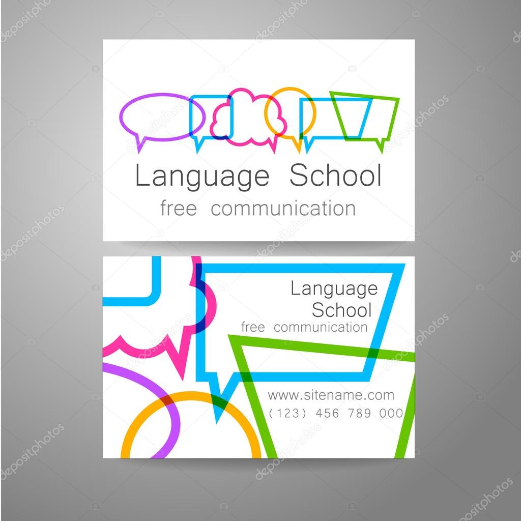 language school logo