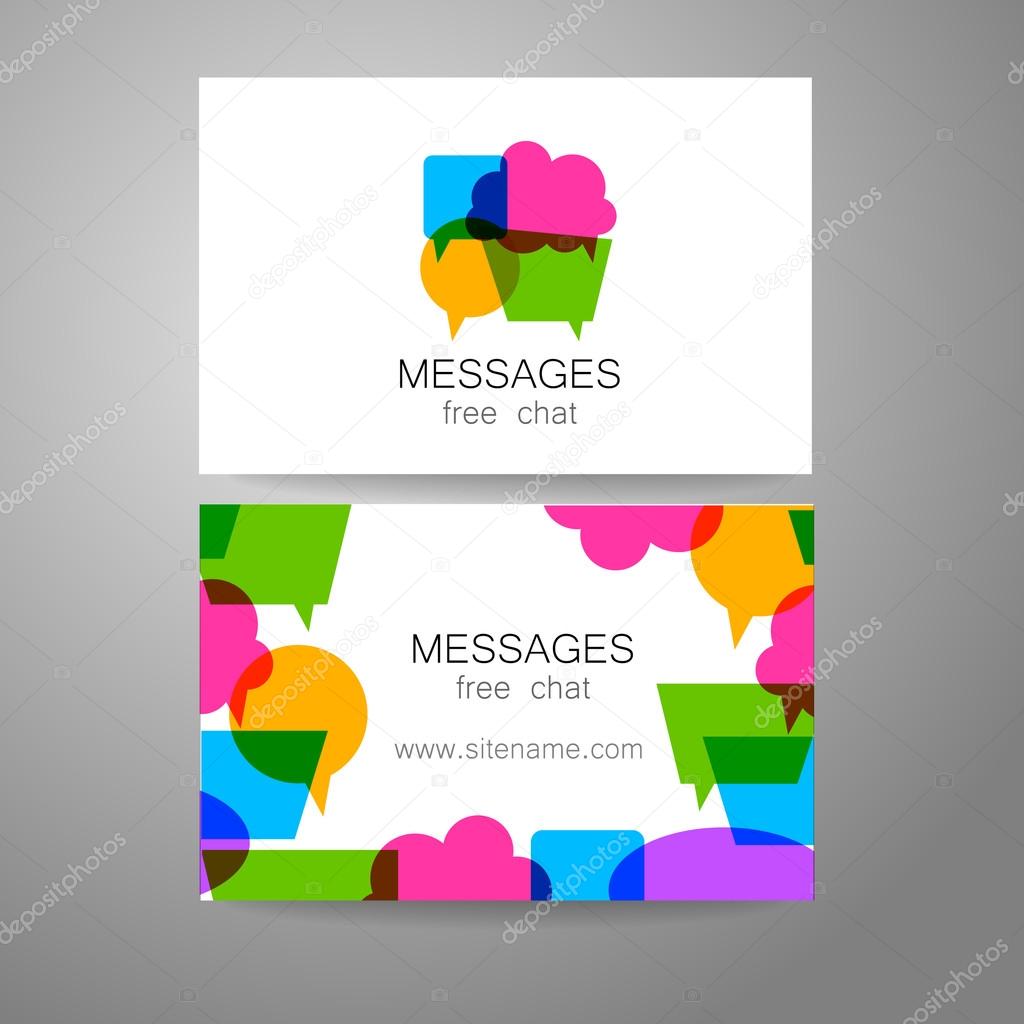 Messages - logo. The idea for the design of the mark. Logo for chat, social networking site, a Foreign Language School, email correspondence, and others.