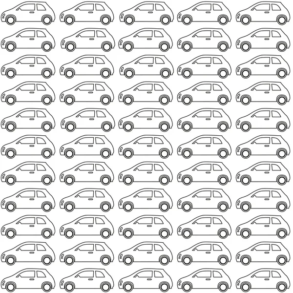 Cars pattern vector — Stock Vector