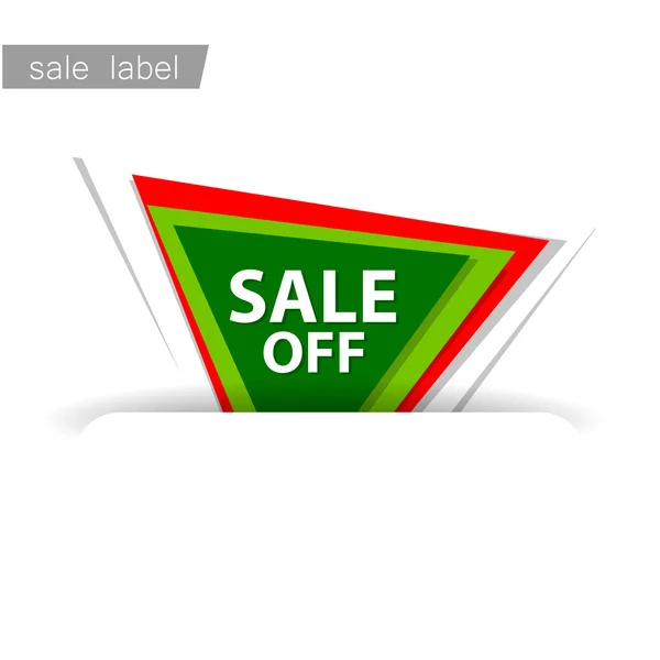 Sale sign label — Stock Vector