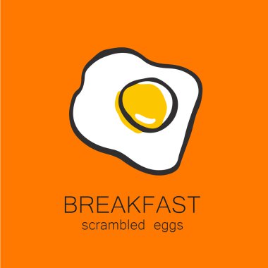 Kahvaltı pişmiş yumurta