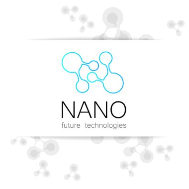 Nano logo vektör