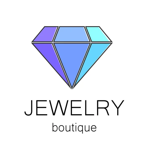 Κοσμήματα boutique σημάδι λογότυπο — Διανυσματικό Αρχείο