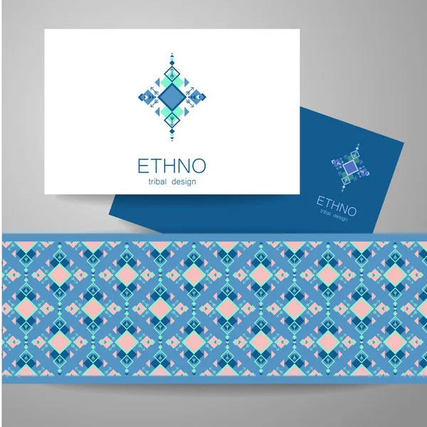 Ethno tribal design — Stock vektor