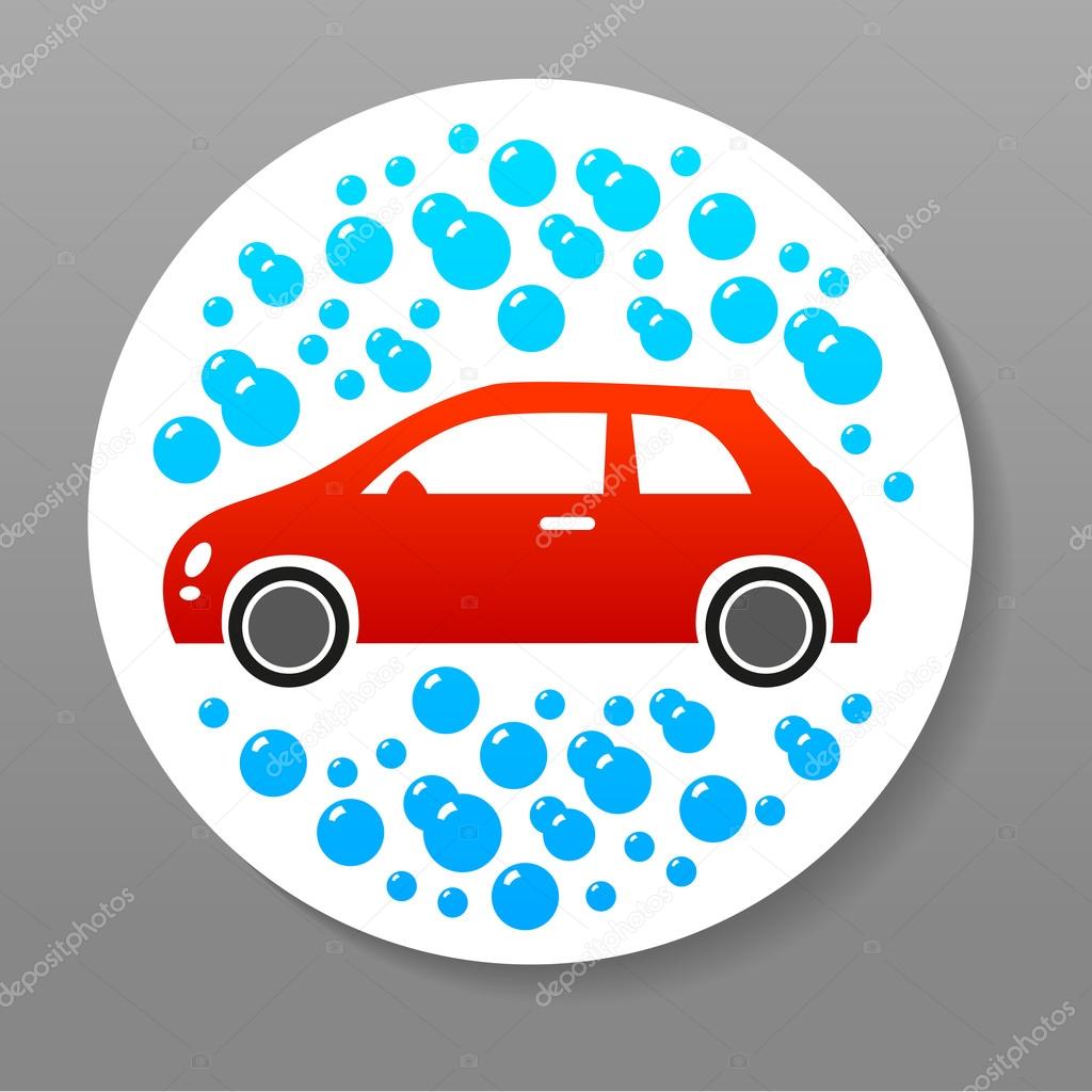 car wash sign logo