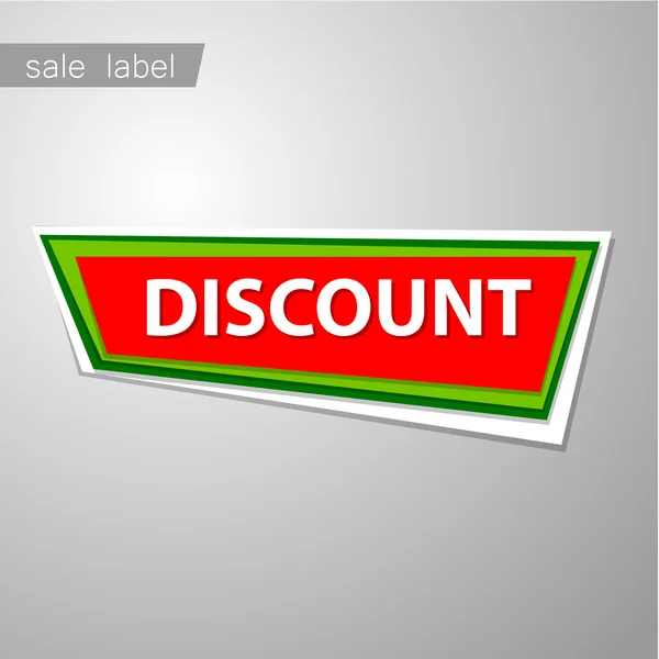 Sale sign template — Stock Vector