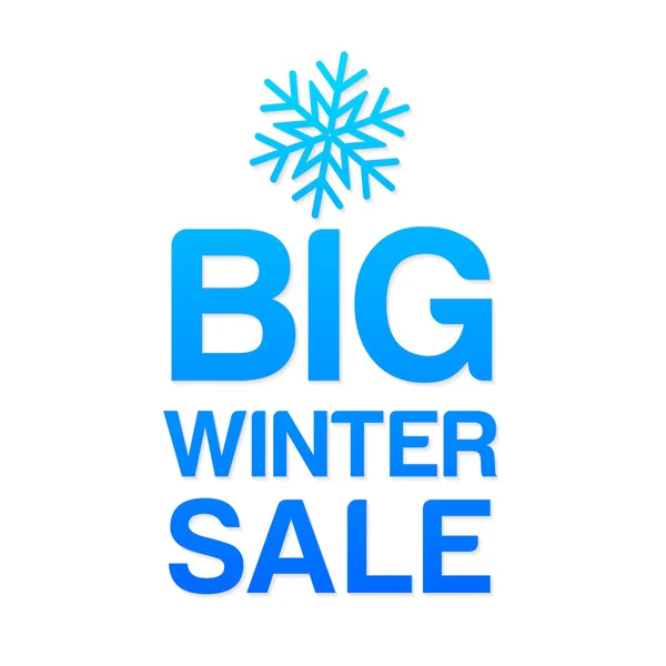 Grande venda de inverno —  Vetores de Stock