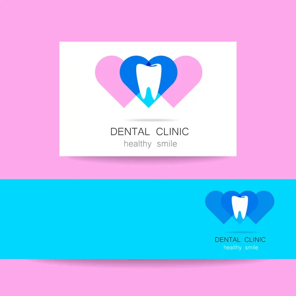 Logo de la clínica dental — Archivo Imágenes Vectoriales