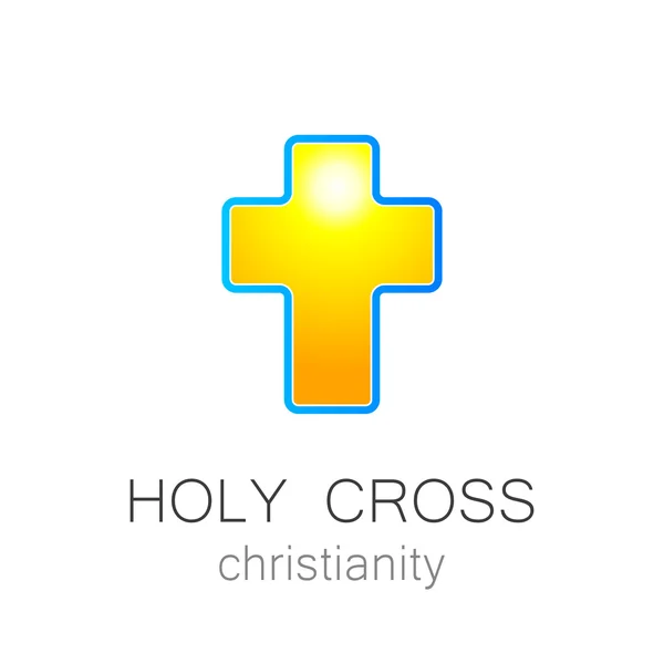 Holy cross logo — Stock Vector