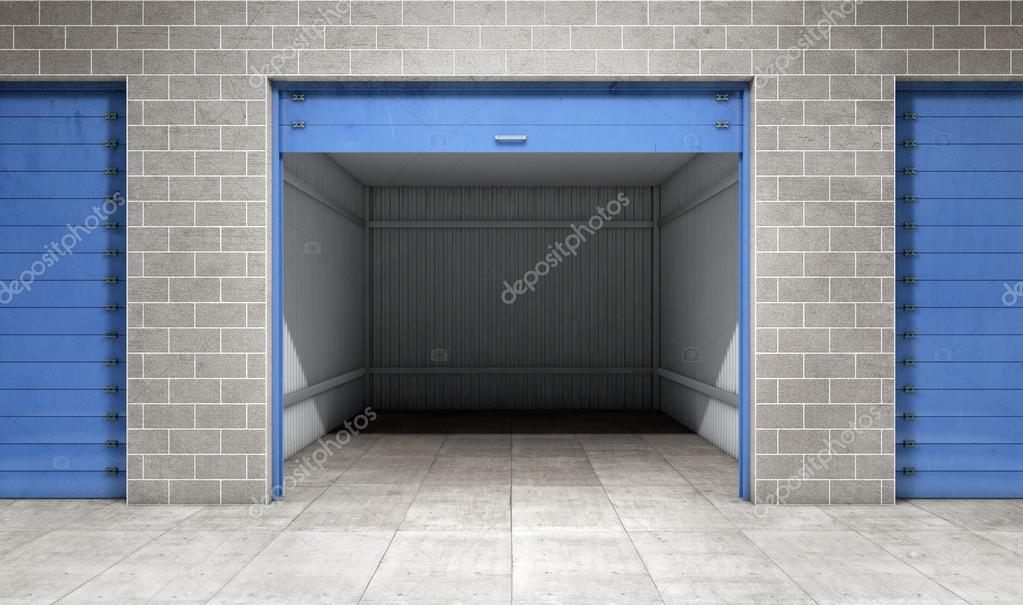 Empty Open Door Self Storage Unit 3d Rendering Stock Photo By Rottenman 112398912 Empty Open Door Self Storage Unit 3d, How To Open Public Storage Unit Door