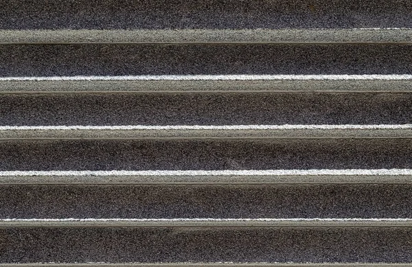 Textur Der Granitwand Mit Weißen Horizontalen Streifen — Stockfoto