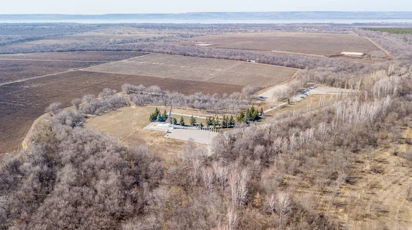 Rusya, Engels yakınlarındaki Vostok 1 anıtı.