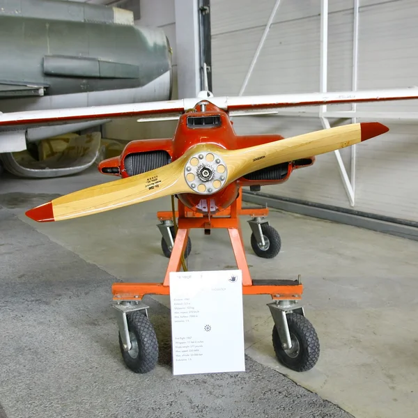 Vista interior do Museu da Aviação em Vantaa . — Fotografia de Stock