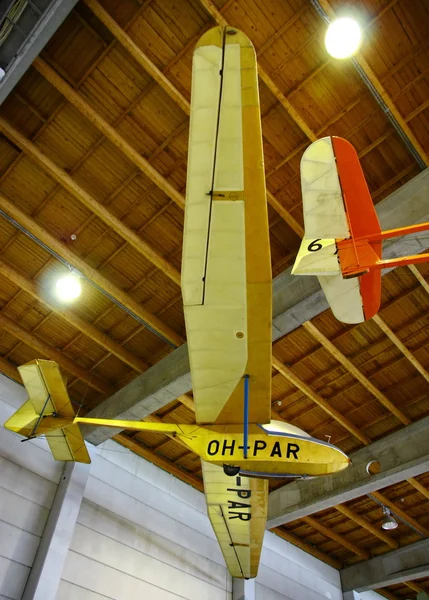 Interior view of The Aviation Museum — Zdjęcie stockowe