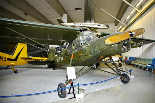 Interior view of The Aviation Museum — Stock Photo, Image