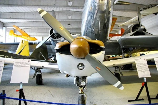 Interior view of The Aviation Museum — Stockfoto
