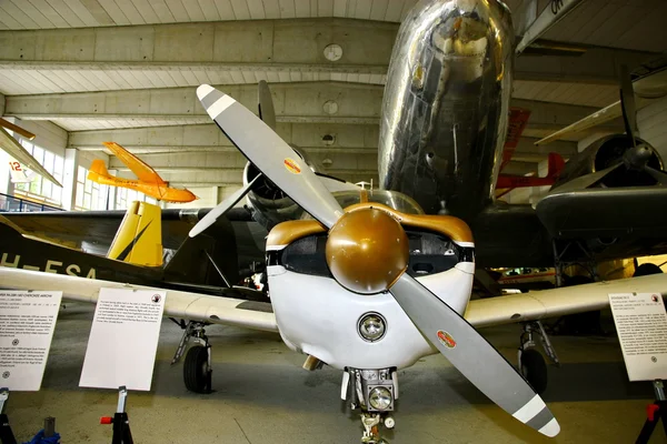 Interior view of The Aviation Museum — Stockfoto