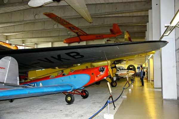 Interior view of The Aviation Museum — Stockfoto