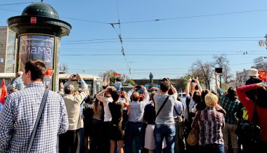 Zafer geçidi Almanya Sovyet zaferi adanmış