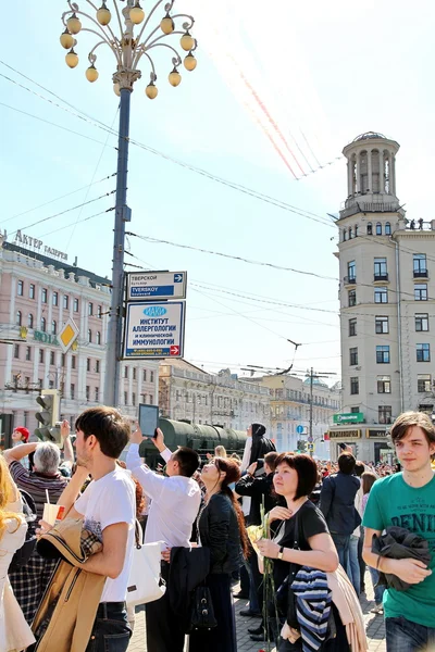 Győzelem parade szentelt a szovjet győzelem Németországban Stock Kép