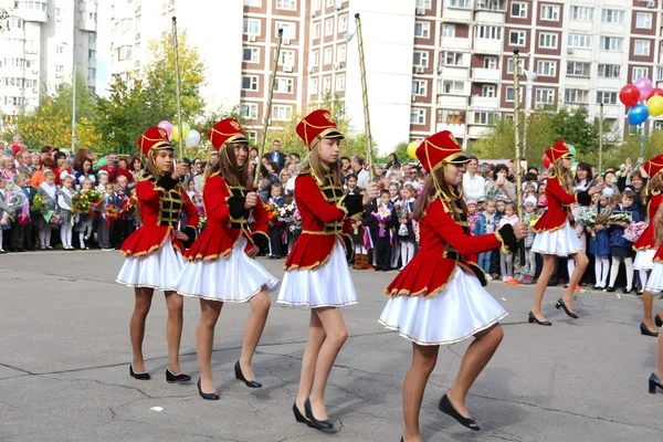 The Knowledge Day in Russia — Stock Photo, Image