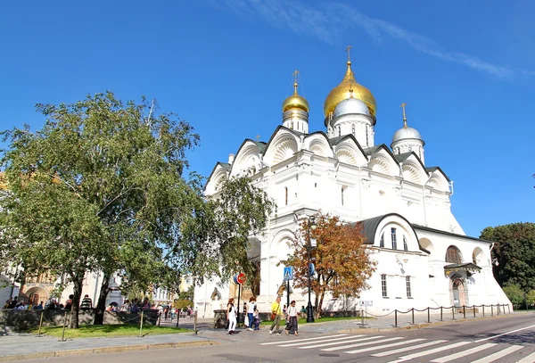 Catedral da Dormição no Kremlin de Moscou Fotografia De Stock