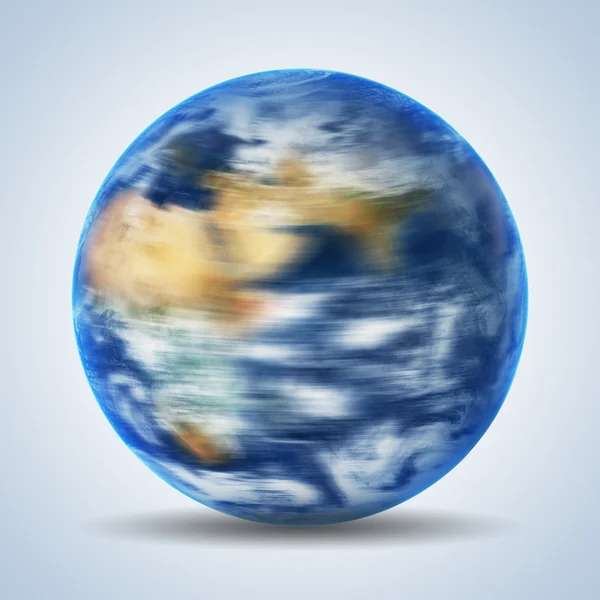 Earth globe over blue background — Stock Photo, Image