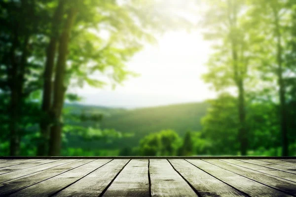 Mountains landscape with sunlight