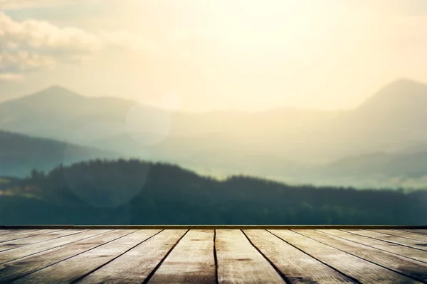 Mountains landscape with sunlight — Stock Photo, Image