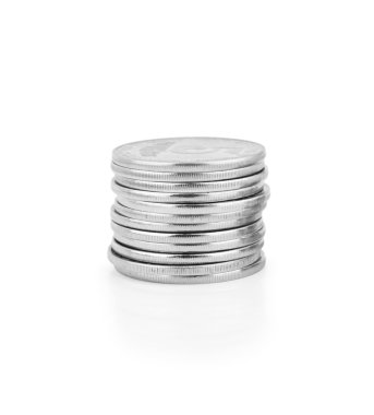 Little stack of coins clipart