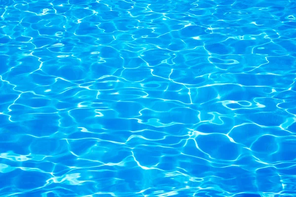 Μπλε πισίνα πτυχωτό νερό — Φωτογραφία Αρχείου